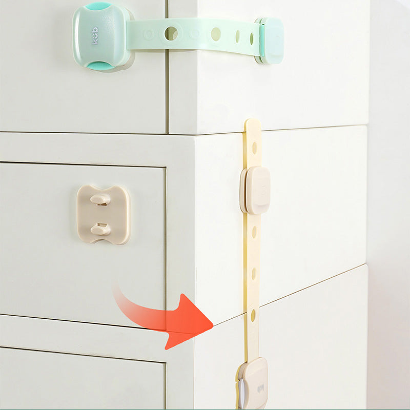 KUB Adjustable Safety Lock for Drawers, Cupboards, Cupboards & more - 2-pack
