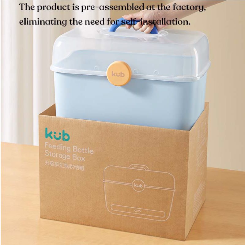 KUB Multifunctional Huge 38L Storage & Drying Box for Foods & Accessory - Ivory