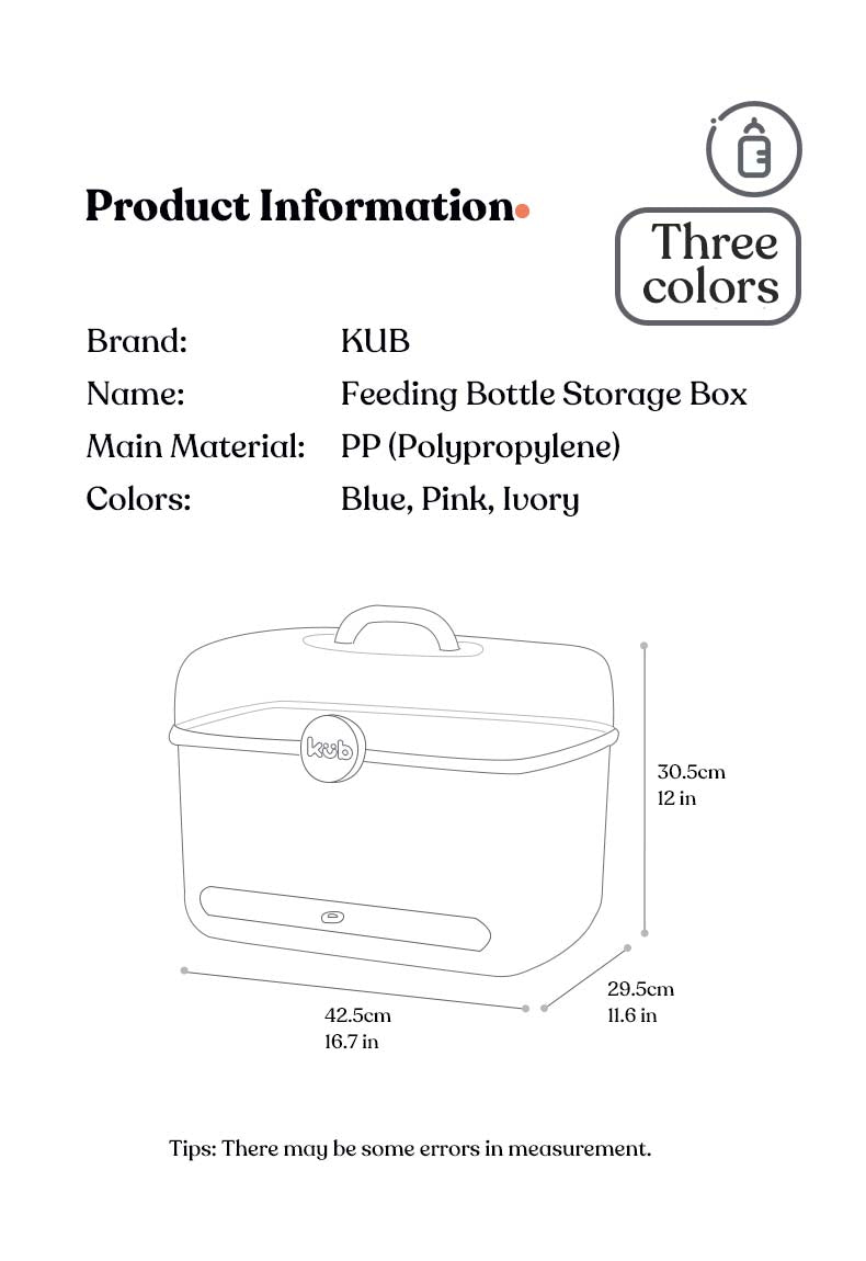 KUB Multifunctional Huge 38L Storage & Drying Box for Foods & Accessory - Ivory
