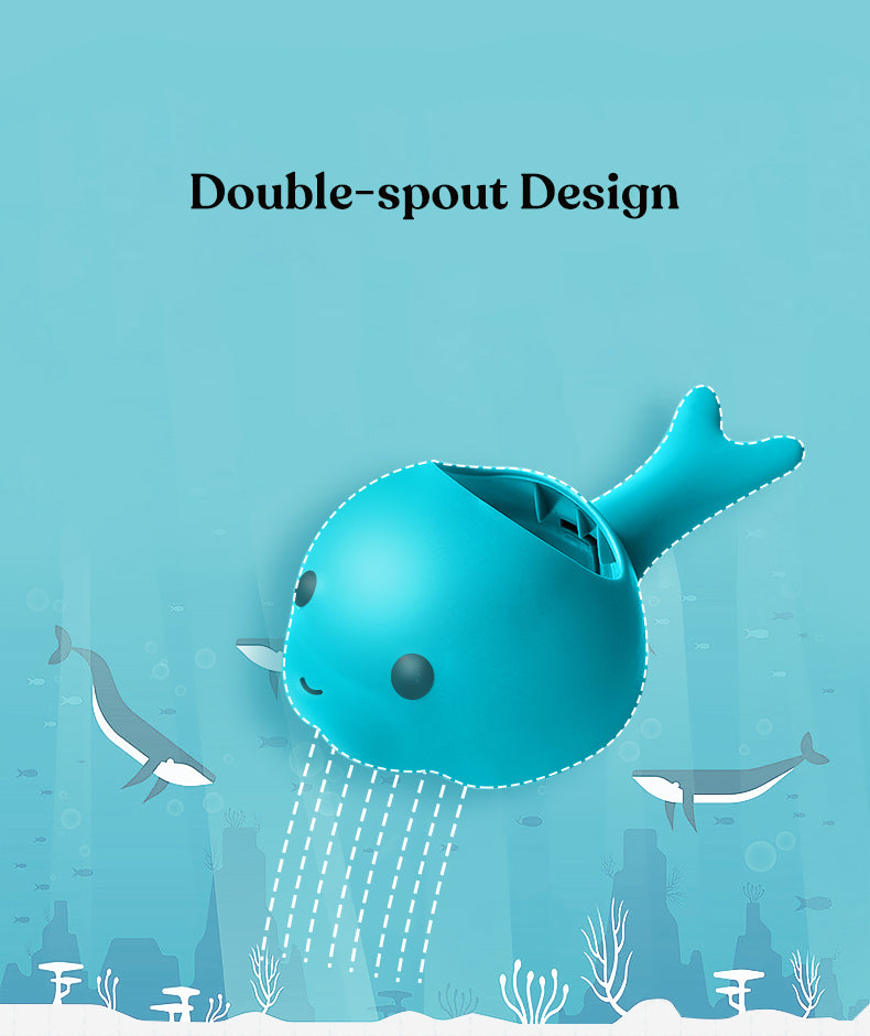 KUB Multifunctional bath cup for rinsing - Green Whale