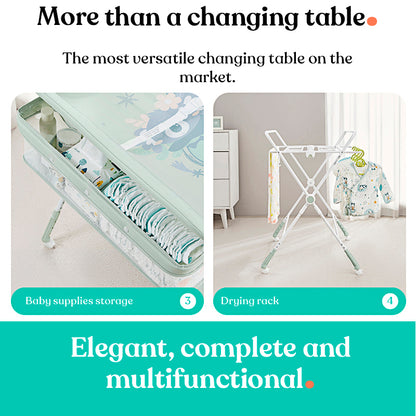 KUB Portable 5-1 Foldable Changing Station & Clothing Dry Rack