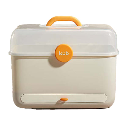 KUB Multifunctional Huge 38L Storage & Drying Box for Foods & Accessory - Ivory
