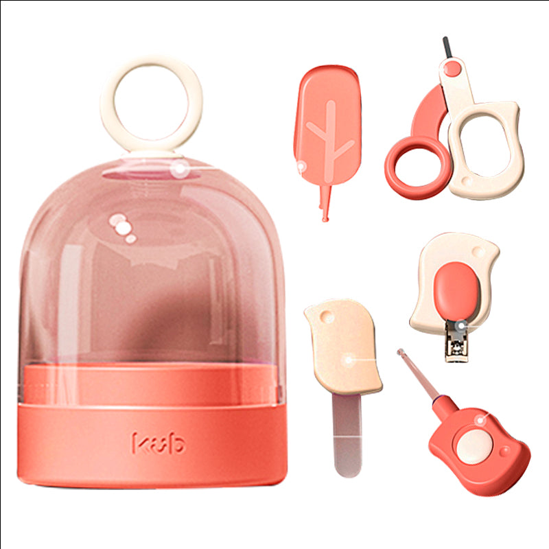 KUB 5-1 Baby Nail Cutter Grooming Set - Red