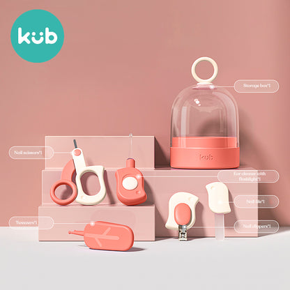 KUB 5-1 Baby Nail Cutter Grooming Set - Red